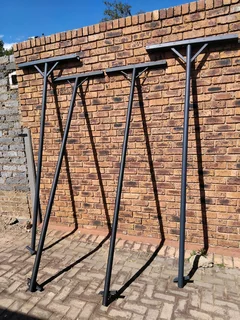 Heavy-duty steel washing lines poles for sale 0717818283