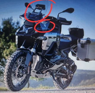 BMW 1300GS adventure parts original windshield plus two fairings