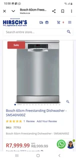 Bosch 13 place dishwasher