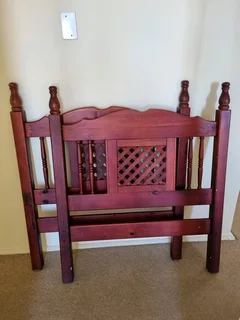 2X Red wood Headboard for sale