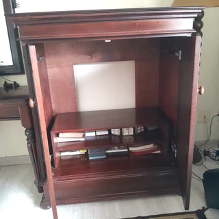Mahogany Solid Wood TV Stand
