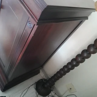 Mahogany Solid Wood TV Stand