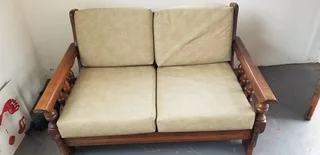 2 Seat Imbuia Couch