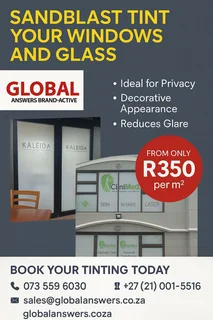 Tint &amp; Sandblast Solutions for Offices and Homes