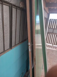 Double door with frame