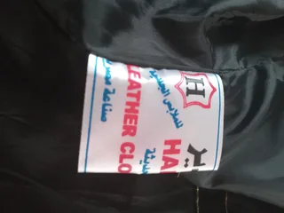 Genuine leather trench coat