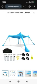 Beach stretch tent