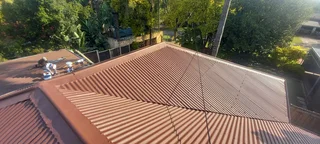 Roof fixing and repainting