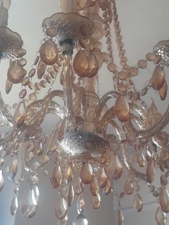 CHANDELIER - AS is..NEEDS a CLEAN !