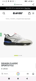 Men&#39;s Squash Shoes..hitec,size 10...3 Weeks Old &amp; Have Not Yet Been Worn In !!