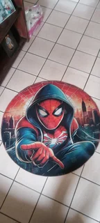 Spiderman bedroom mat