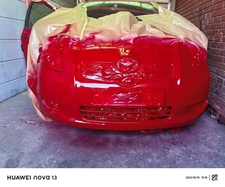 Panel beating spray painting