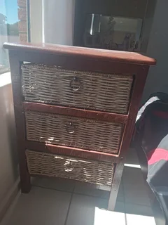 Coffee table and chess of drawers