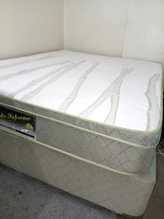 Orthopedic Supreme King Size Bed With Bamboo Mattress. Urgent Sale!! Price Negotiable.