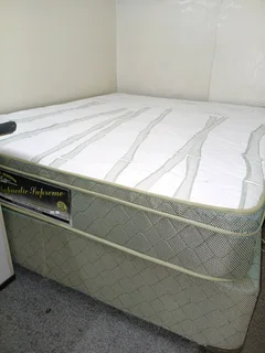 Orthopedic Supreme KING SIZE BED WITH BAMBOO MATTRESS. URGENT SALE!! PRICE NEGOTIABLE.