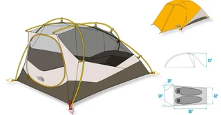 The North Face Ultimate Tent accessory : Footprint / cover sheet (TadPole 2 person tent sheet)