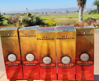 Pinnacle 1 Gold Distance Golf Balls &#61; 15 (5 x 3set boxes). BRAND NEW