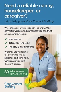 Need a Nanny, Cleaner, or Caregiver? We&#39;ve got you covered!