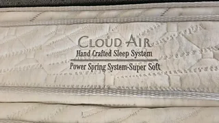 Queen bed and headboard