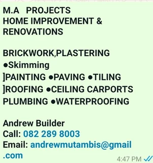 Andrew buider available