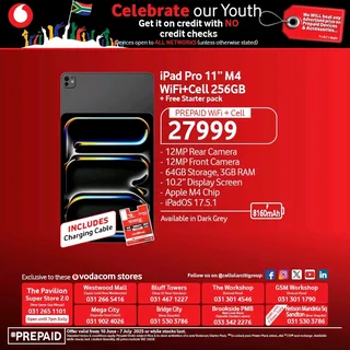 iPad Pro 11&#34;M4 WiFi&#43;Cell 256GB &#43; Free Starter pack