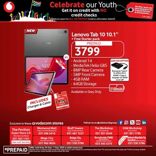Lenovo Tab 10 10.1&#34; &#43;Free Starter pack