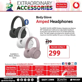 Body glove Amped headphones