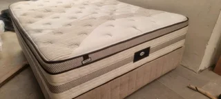 Queen Bed With Thick Heaby Duty Matress And Bed Base Selling For R3500