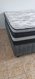 QUEEN BED WITH THICK HEAVY DUTY MATRESS AND BASE SELLING FOR R4500