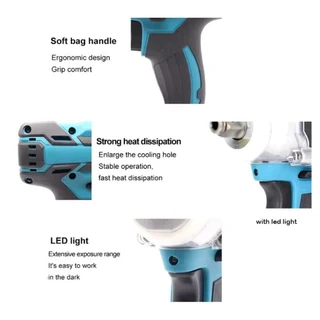 2 in 1 Combo 68V Lithium Electric Drill and Wrench Set