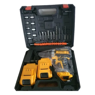 36V Rechargeable Lithium-Ion Hammer Drill and Screwdriver Set