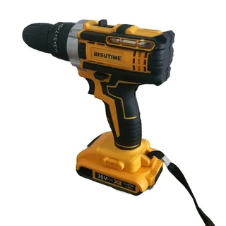 36V Rechargeable Lithium-Ion Hammer Drill and Screwdriver Set