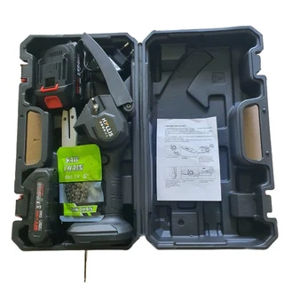 6 Inch - Portable Chain Saw - 2 x 48V Battery pack