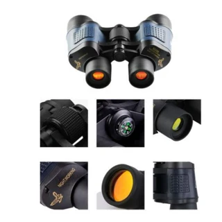60x60HD Binoculars  Professional High-Power Low Light Outdoor Red Film