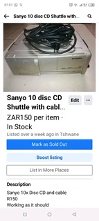 Sanyo Cd Shuttle R150 Pretoria East Waverley
