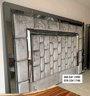 overlapping headboard and the base