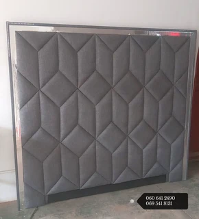 KING SIZE PLURMA HEADBOARD AND PEDESTALS