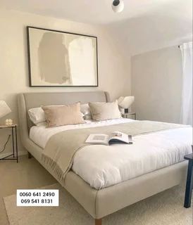 Overlapping and niwa headboards, beds