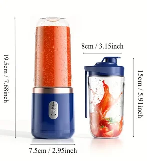 Mini portable juice blender