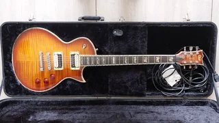 Ltd EC1000 sunburst electric guitar and amp