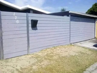 Galvanised steel gates