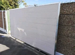 Galvanised steel gates