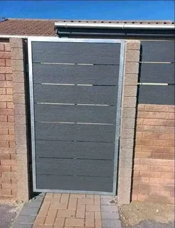 Galvanised steel gates