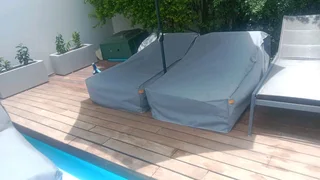 Outdoor patio furniture covers