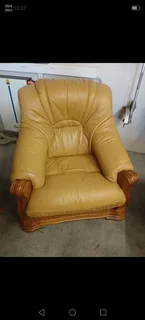 GENUINE LEATHER LOUNGE SET