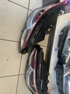 Vw Golf Mk8 Gti  both Side Iq Full Led Headlights Complete Genuine New For Sale
