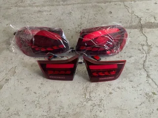 2014-2020 BMW f32 F36 m3 m4 (Gran Coupe/Convertible) L&amp;R Red LED Tail Lights Rear Lamp.