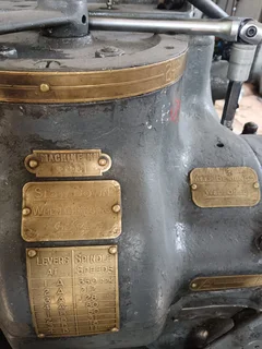 Lathe  220v.   Denham&#39;s. Engineering co industrial steel lathe