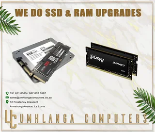 We do PC upgrades