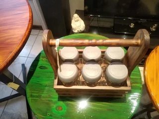 Wooden hand held carrying crates